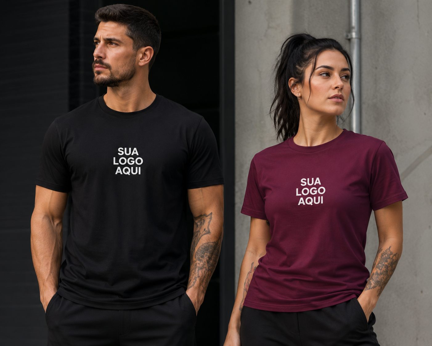 Camisas tradicionais personalizadas